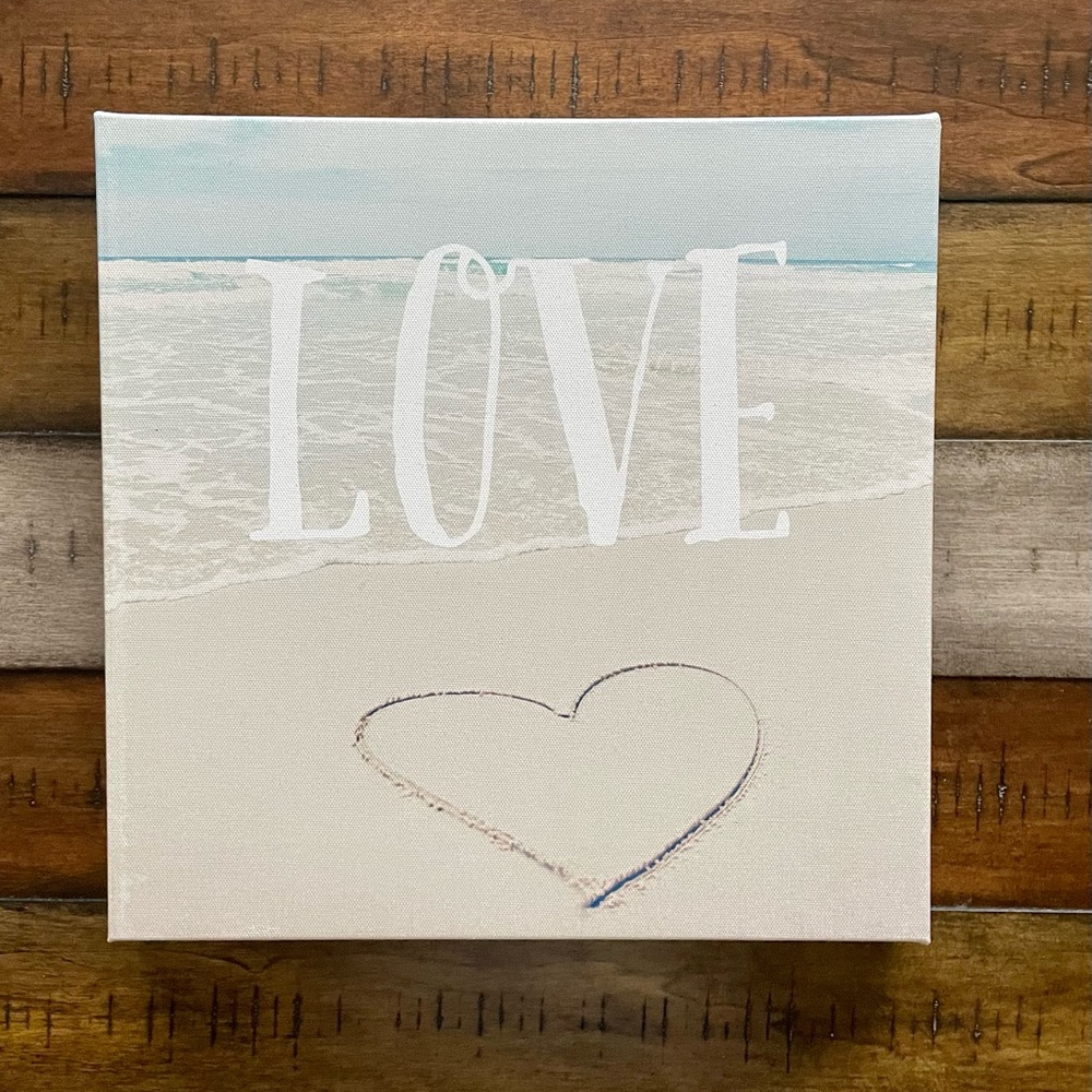 Wall Art Love Beach
